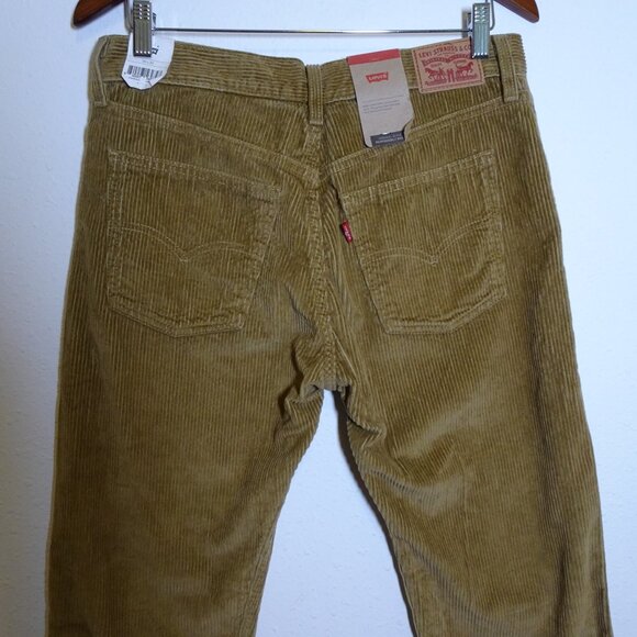 Levi's Corduroy Jeans Women's Size 30x30 Brown Straight Leg Relaxed - Picture 6 of 11